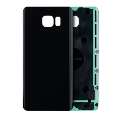 Back Cover Glass Compatible For Samsung Galaxy Note 5 (Service Pack) (Black Sapphire)