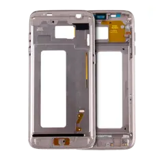 Mid-Frame Housing Compatible For Samsung Galaxy S7 (With Small Parts) (Gold)