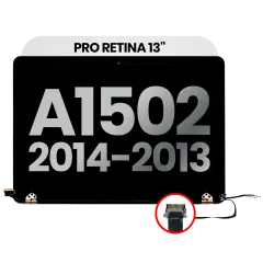 Complete LCD Display Assembly Compatible For MacBook Pro Retina 13" (A1502 / Mid 2014 / Late 2013) (Used OEM Pull: Grade A)