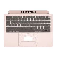 Top Case Assembly With Battery And Keyboard Compatible For MacBook Air 13" Retina (A1932 / Late 2018 / Early 2019 / Mid 2019) (US English) (Used OEM Pull: Grade New) (Gold)