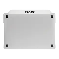 Bottom Case Compatible For MacBook Pro 15" W/ Touch Bar (A1707 / Late 2016 / Mid 2017) (A1990 / Late 2018 / Early 2019) (Silver)