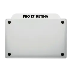 Bottom Case Compatible For MacBook Pro 13" Retina (A1708 / Late 2016 / Mid 2017) (Silver)