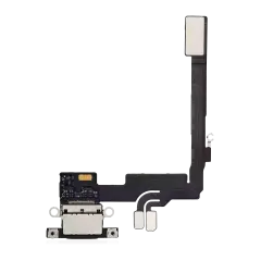 Charging Port Flex Cable Compatible For iPhone 16 Pro (Premium) (Black Titanium)