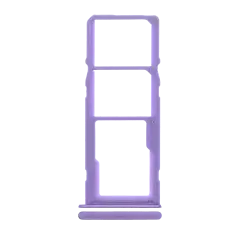 Dual Sim Card Tray Compatible For Samsung Galaxy A21 (A215 / 2020) (Purple)