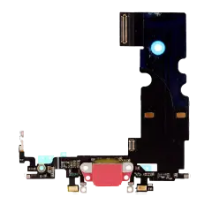 Charging Port Flex Cable Compatible For iPhone 8 (Premium) (Red)