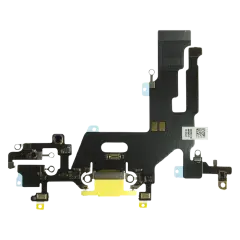 Câble flexible de port de charge compatible pour iPhone 11 (Premium) (Jaune)
