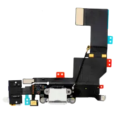Charging Port Flex Cable Compatible For iPhone 5S (Silver)