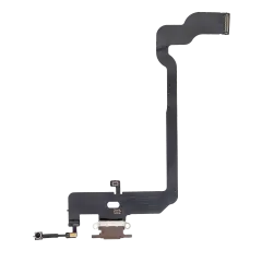 Charging Port Flex Cable Compatible For iPhone XS (Aftermarket) (Gold)