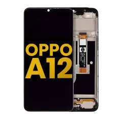 LCD Assembly With Frame Compatible For OPPO A12 (Refurbished) (All Colors)