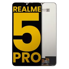 LCD Assembly Without Frame Compatible For Realme 5 Pro (Refurbished) (All Colors)