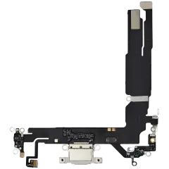 Câble flexible de port de charge compatible pour iPhone 16 (Aftermarket Plus) (Blanc)