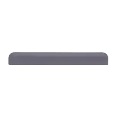 Panneau en verre plastique arrière supérieur compatible pour Google Pixel 6 (Noir Orageux)