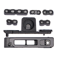 Grille de haut-parleur / micro compatible pour iPhone 11 (Noir) (Lot de 10)