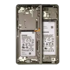 Mid-Frame Housing With Battery Compatible For Samsung Galaxy Z Fold 4 5G (US Version) (Service Pack) (Beige)