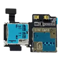 Sim Tray SD Card Reader Compatible For Samsung Galaxy S4 (i337 / M919) (AT&T / T-Mobile)