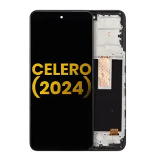 LCD Assembly With Frame Compatible For Boost Mobile Celero 5G (2024) (Refurbished) (All Colors)