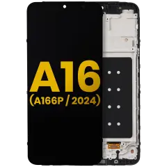 OLED Assembly With Frame Compatible For Samsung Galaxy A16 5G (A166P / 2024) (US Version) (Refurbished) (All Colors)