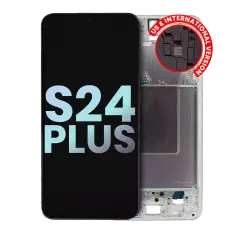 Assemblage OLED avec cadre compatible pour Samsung Galaxy S24 Plus 5G (Version US & Internationale) (Service Pack) (Vert Jade)