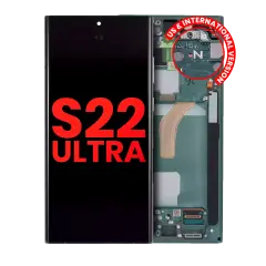 OLED Assembly With Frame Compatible For Samsung Galaxy S22 Ultra 5G (US & International Version) (Aftermarket Plus) (Green)