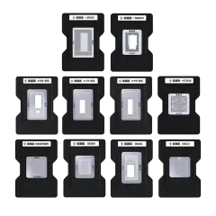 10 in 1 CPU BGA Reballing Stencil Platform Kit For MacBooks (SR40B / SR2EN / SR23G / SSR2C4 / G31428 / SRGM9 / SR32S)