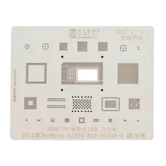 CPU Stencil Compatible For MacBook Retina 12" (A1534 / SR23G: 2015)  (MAC 1)