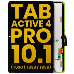 LCD Assembly Without Frame Compatible For Samsung Galaxy Tab Active 4 Pro 10.1" (T630 / T636 / T638) (2022) (Refurbished) (Black)