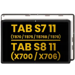 LCD Assembly Without Frame Compatible For Samsung Galaxy Tab S7 11" (2020) (T870 / T875 / T876 / T878) /  Tab S8 11" (2022) (X700 / X706) (Refurbished) (All Colors)