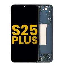 OLED Assembly With Frame Compatible For Samsung Galaxy S25 Plus 5G  (US & International Version) (Refurbished) (Blue Black)