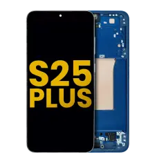 OLED Assembly With Frame Compatible For Samsung Galaxy S25 Plus 5G  (US & International Version) (Refurbished) (Navy)
