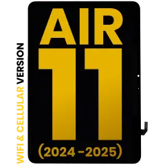 Ensemble LCD avec numériseur compatible pour iPad Air 11" (2024) / Air 11" (2025) (Version WiFi & Cellulaire) (Reconditionné) (Toutes les couleurs)
