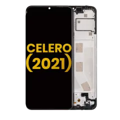 LCD Assembly With Frame Compatible For Boost Mobile Celero 5G (2021) (Refurbished) (All Colors)