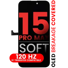 OLED Assembly Compatible For iPhone 15 Pro Max (Aftermarket PRO: XO7 Soft)