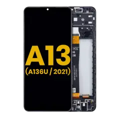 LCD Assembly With Frame Compatible For Samsung Galaxy A13 5G (A136U / 2021) (Refurbished) (All Colors)