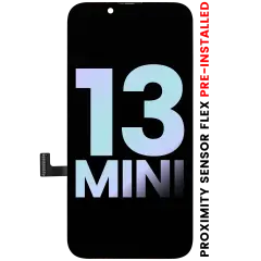 OLED Assembly With Proximity Sensor Flex Pre-Installed Compatible For iPhone 13 Mini (Service Pack)