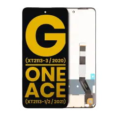 Ensemble LCD sans cadre compatible pour Motorola Moto G 5G (XT2113-3 / 2020) / One 5G Ace (XT2113-1/2 / 2021) (Reconditionné) (Toutes les couleurs)