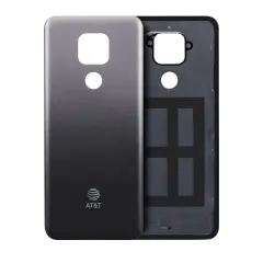 Back cover Glass Compatible For Motorola Moto G Play (XT2093 / 2021) (Genuine OEM) (Flash Gray)