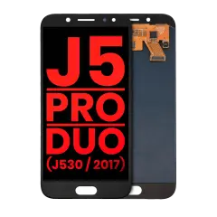 Assemblage OLED sans cadre compatible pour Samsung Galaxy J5 / Pro / Duo (J530 / 2017) (Aftermarket Plus) (Noir)