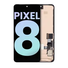 OLED Assembly With Frame (With Finger Print Sensor) Compatible For Google Pixel 8 (Genuine OEM) (All Colors)