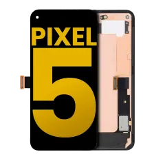 OLED Assembly With Frame Compatible For Google Pixel 5 (Refurbished) (Just Black)