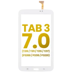 Digitizer Compatible For Samsung Galaxy Tab 3 7.0" (T210 / T211 / T215 / T217 / P3200 / P3210 / P3220) (White)