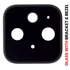 Back Camera Lens With Bracket Compatible For Google Pixel 5 (Aftermarket Plus)