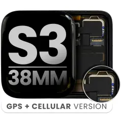OLED Assembly Compatible For Watch Series 3 (38MM) (GPS & Cellular Version) (Used OEM Pull: Grade B/C)