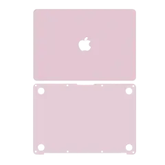 2 en 1 (Haut et Bas) Coque Compatible Pour MacBook Retina 12" (A1534 / Début 2015 / Début 2016 / Mi-2017) (Or Rose)