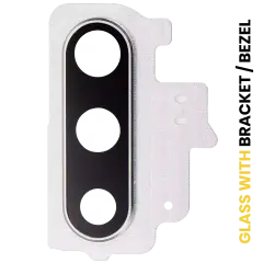 Back Camera Lens With Bracket / Bezel Compatible For Samsung Galaxy Note 10  (Aura White)
