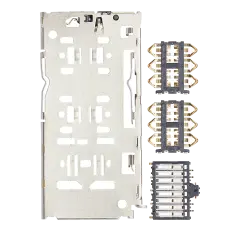 Lecteur de carte SIM compatible pour Huawei Y5 / Y6 / Y7 / Y8 / Y9 (2019) (ensemble de 4 pièces)