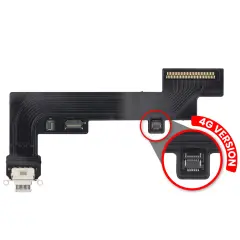 Câble Flex de Port de Charge Compatible Pour iPad Air 4 / iPad Air 5 (Version 4G) (Premium) (Blanc)