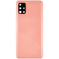 Back Cover With Camera Lens Compatible For Samsung Galaxy A51 4G (A515 / 2019) (Aftermarket Plus) (Prism Crush Pink)