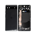 Back Housing for Google Pixel 6a (Used OEM Pull: Grade B/C) (Black)