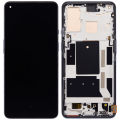 OLED Assembly With Frame Compatible For OnePlus 9 (International Version) (Aftermarket Plus) (Winter Mist)