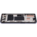OLED Assembly With Frame Compatible For OnePlus 9 (International Version) (Aftermarket Plus) (Winter Mist)